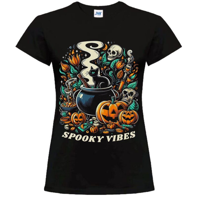 ZESTAW NA PREZENT Koszulka Czarownica Spooky + GRATISY