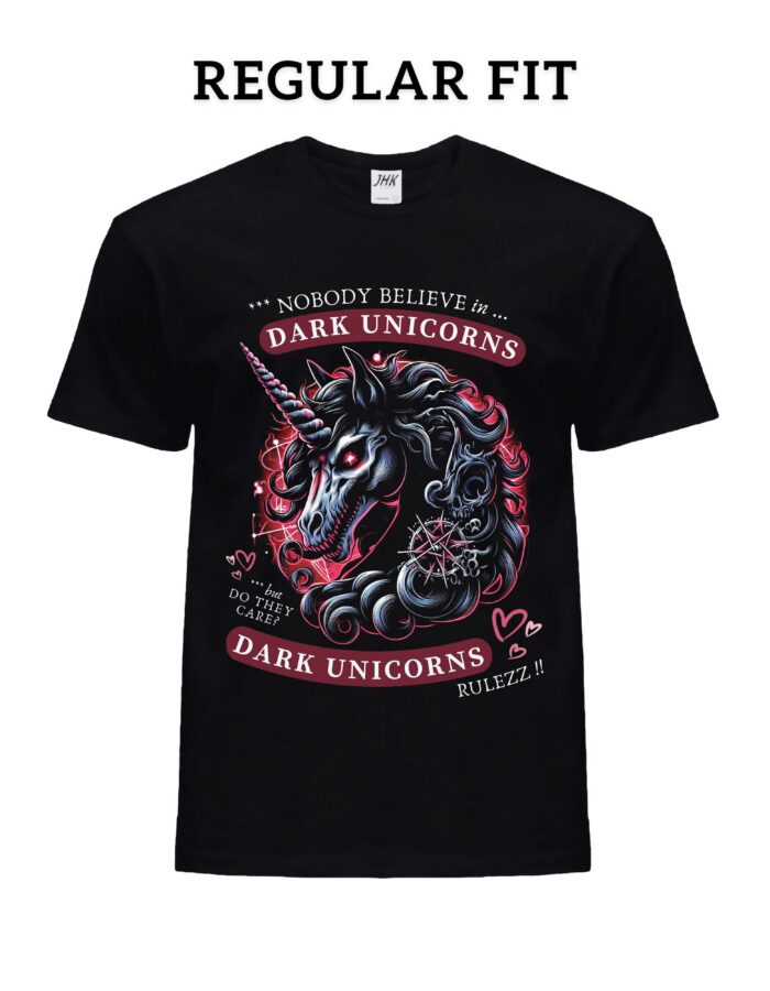 (1) Koszulka ezoteryczna DARK UNICORN inspired by Gwiezdne Ziarno