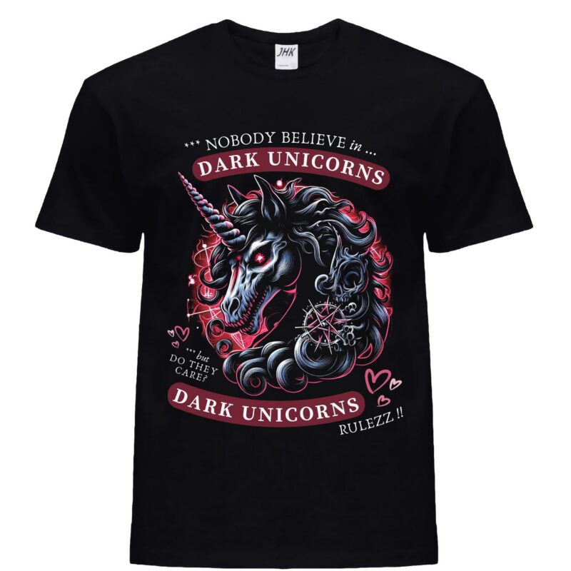 (1) Koszulka ezoteryczna DARK UNICORN inspired by Gwiezdne Ziarno