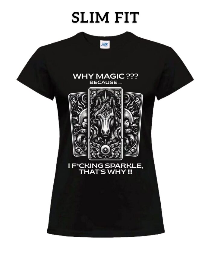 (1) Koszulka ezoteryczna TAROT Czarownica Lady Magic
