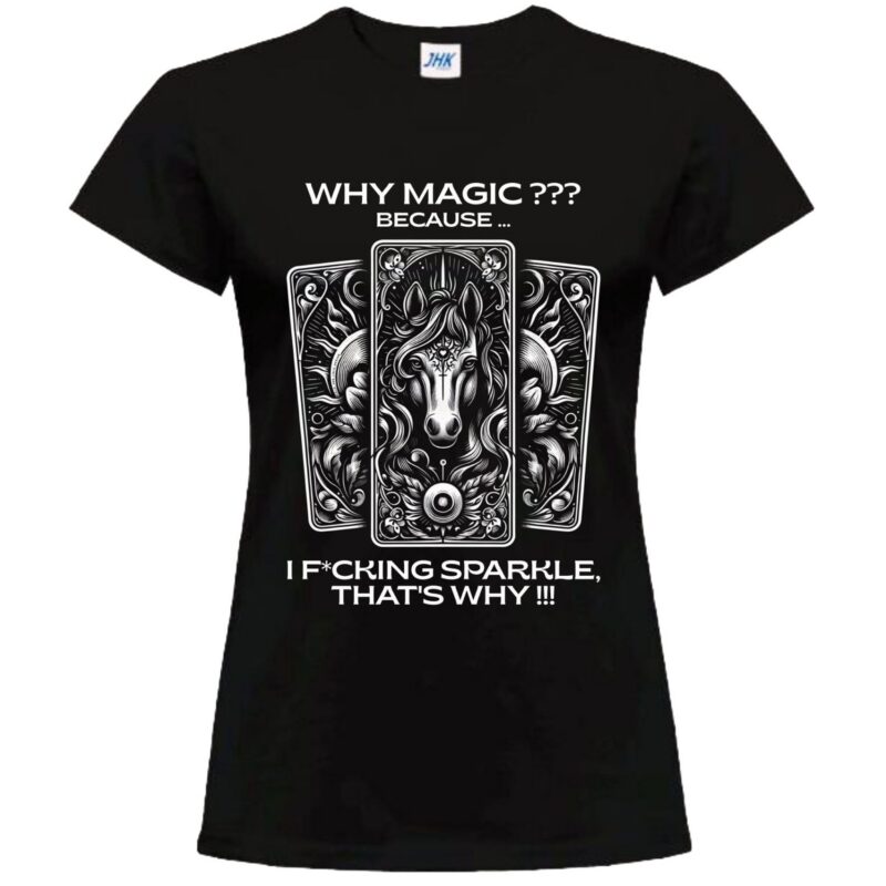 (1) Koszulka ezoteryczna TAROT Czarownica Lady Magic