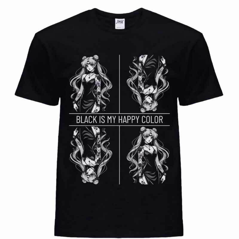 3! NOWOŚĆ Koszulka SAILOR MOON Black Lady by Lolo 2