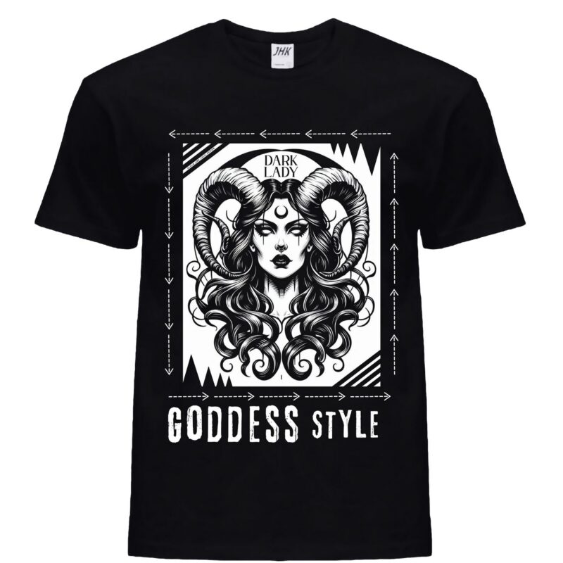 ZESTAW NA PREZENT Koszulka Tarot Lady Dark + GRATISY