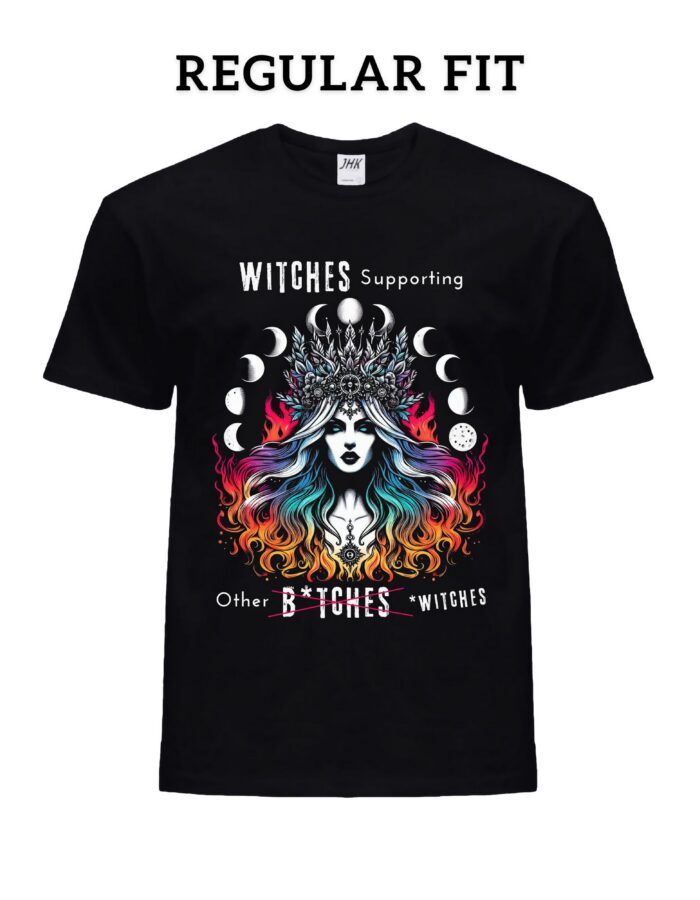 (2) Koszulka ezoteryczna WITCH STYLE B*tches