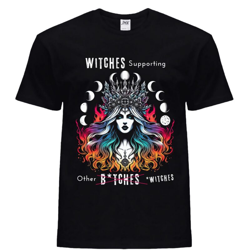 (2) Koszulka ezoteryczna WITCH STYLE B*tches