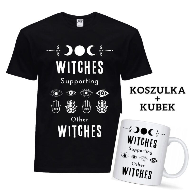 ZESTAW 1 Koszulka Czarownica + Kubek + GRATISY