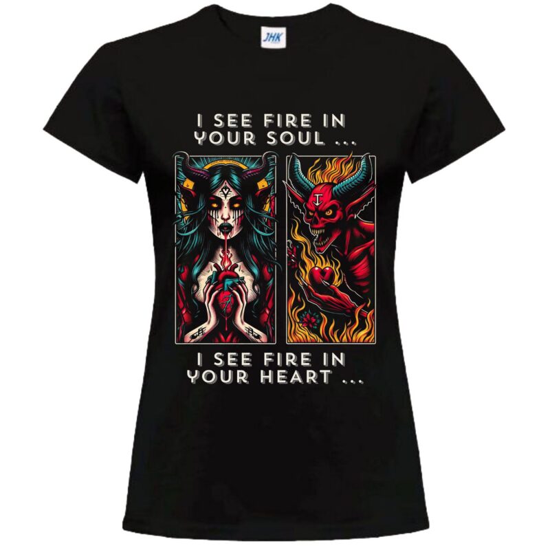 Koszulka ezoteryczna WITCH STYLE Demon of fire