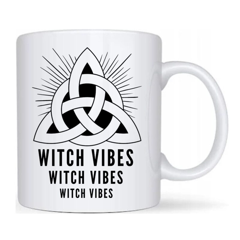 ZESTAW NA PREZENT Kubek Czarownica Triquetra + GRATISY